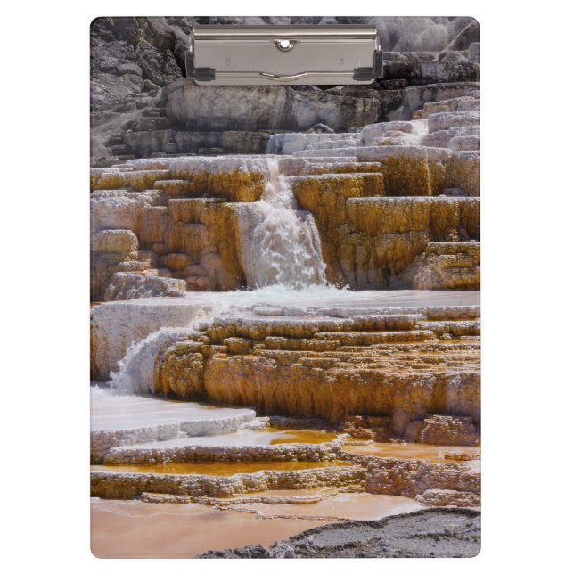 Mammoth Springs Falls Clipboard (Front)