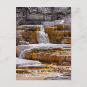 Mammoth Springs Falls Postcard