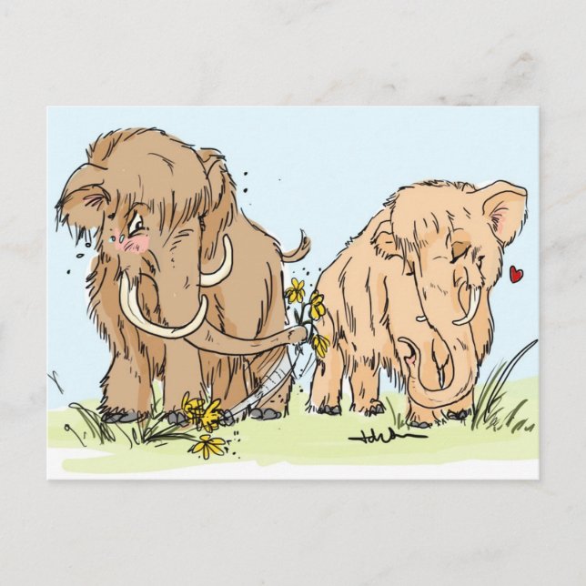 Mammoth Valentine Holiday Postcard (Front)
