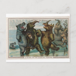 Mammouths de la carte de Noël