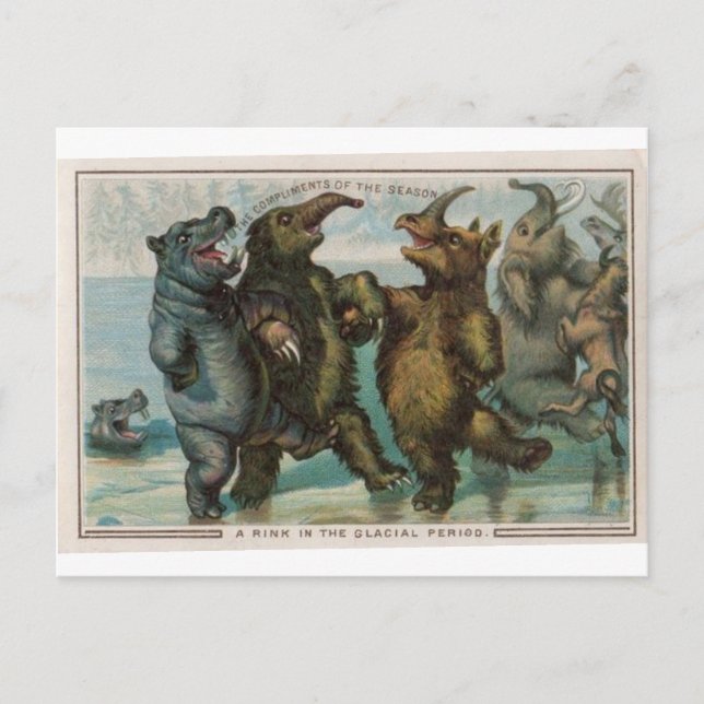 Mammouths de la carte de Noël (Devant)