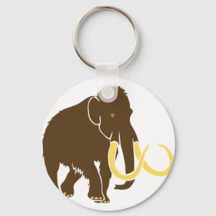 mammut mammoth ice age eiszeit steinzeit elephant keychain