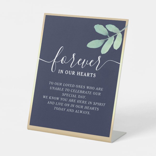 Mamorial Pedestal Sign (Front)