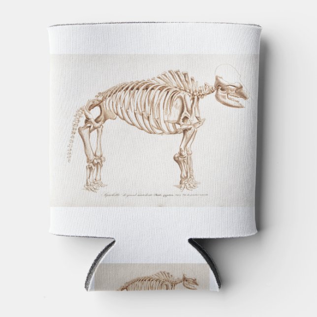 Mamoth (Mammut) illustration Can Cooler (Front)