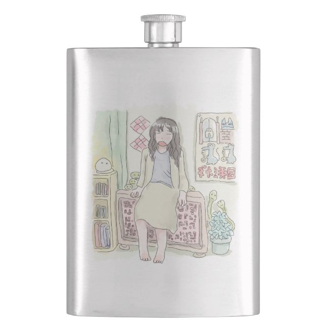 Mamuji Samuni Hip Flask (Front)
