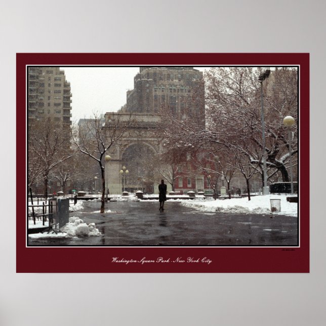 Man Alone, New York City Poster Print (Front)