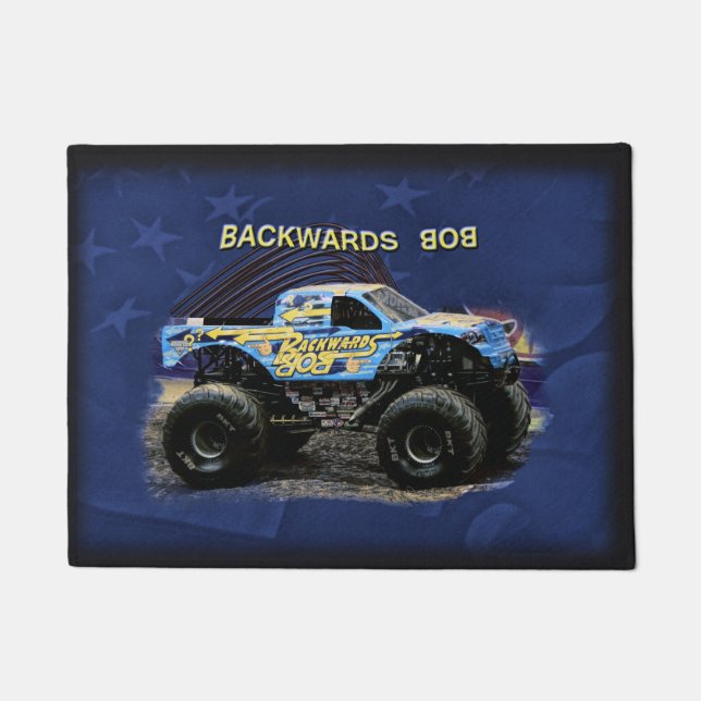 Man and a Boy's Truck Door mat (Front)