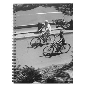 Man and Boy Cycling Notebook