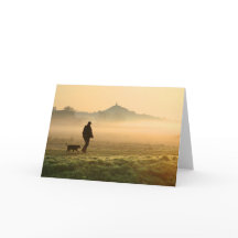 Man and Dog Mountain Mist
