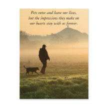 Man and Dog Mountain Mist