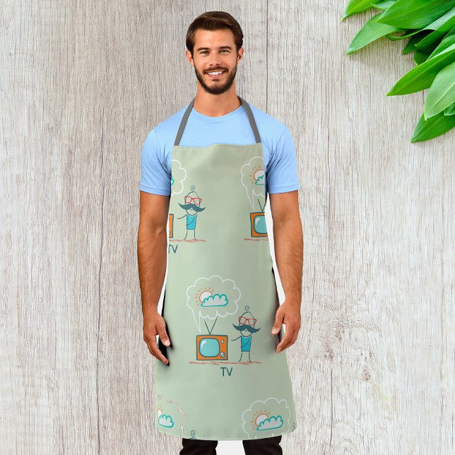 Man And His Television Apron (Creator Uploaded)