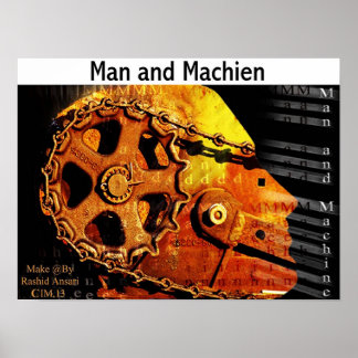 Man and Machien Poster