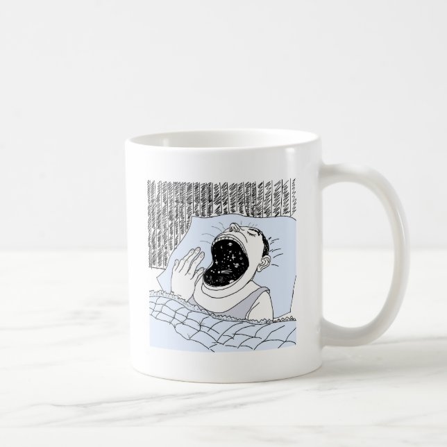 MAN AND THE COSMOS COFFEE MUG (Right)