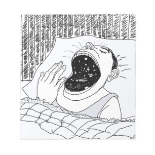 MAN AND THE COSMOS NOTEPAD