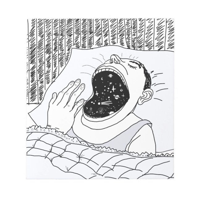 MAN AND THE COSMOS NOTEPAD (Front)