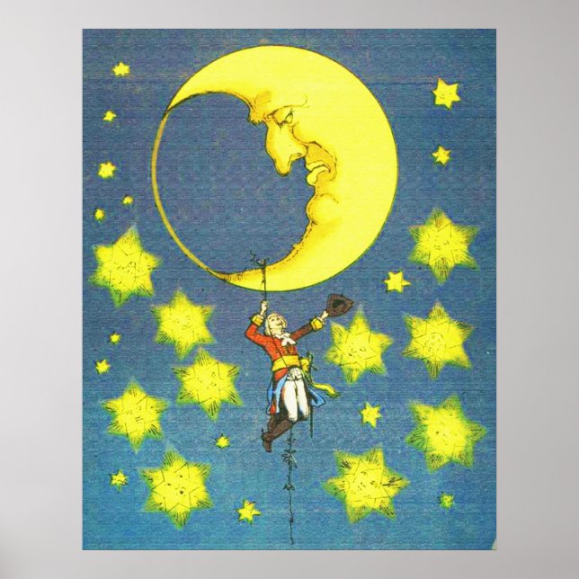 Man and the Moon Poster (Front)