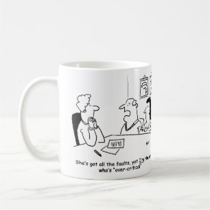Man and Wife in Marriage Guidance Office. Coffee Mug