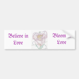 Man and Woman in Rose Bumper Sticker