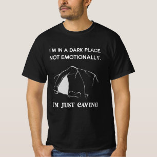 Man and women Caving Cavers Spelunkers gift idea  T-Shirt