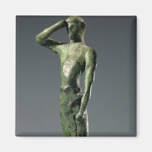 Man at prayer, Archaic Greek bronze sculpture some Magnet