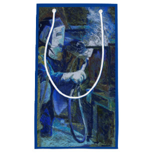 Man At work Small Gift Bag
