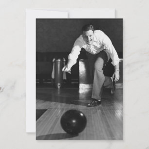 Man Bowling