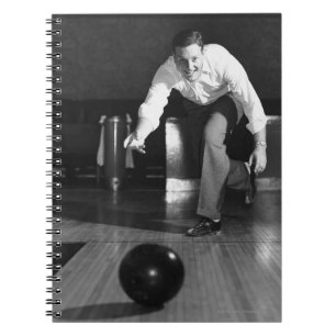 Man Bowling Notebook