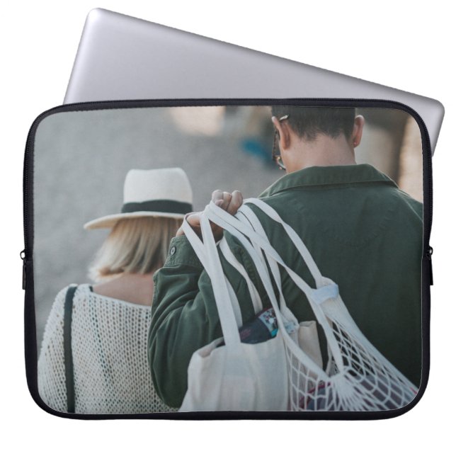 Man carrying white bags (Front)
