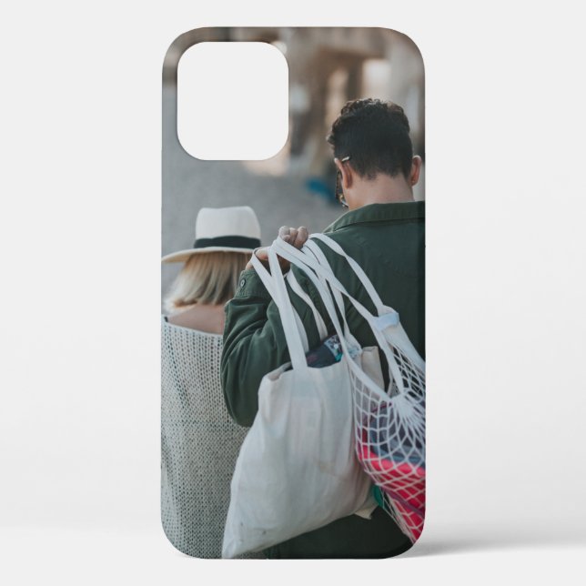 Man carrying white bags Case-Mate iPhone case (Back)