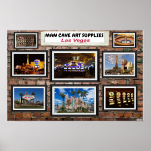 Man Cave Art Las Vegas. Poster
