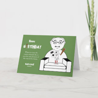 Man Cave Birthday Card