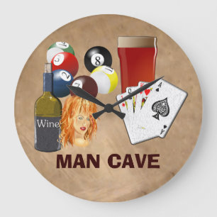 Man Cave Clock large