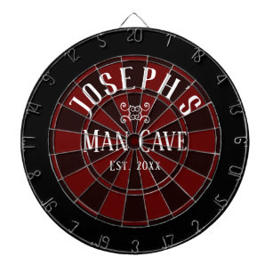 Man Cave Custom Name Dartboard