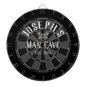 Man Cave Custom Name Dartboard
