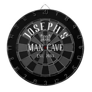 Man Cave Custom Name Dartboard