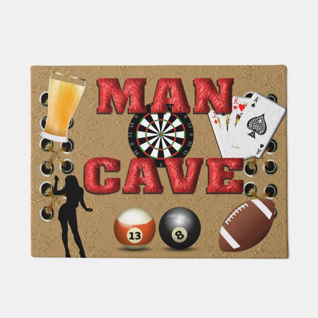 Man Cave - Doormat (Front)