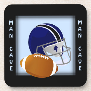 Man Cave Football Coaster