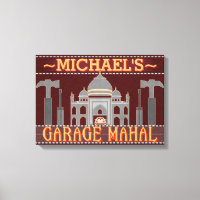 Man Cave Funny Garage Mahal Tools | Custom Name V2