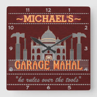 Man Cave Funny Garage Mahal Tools | Custom Name V2