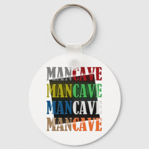 Man Cave Keychain