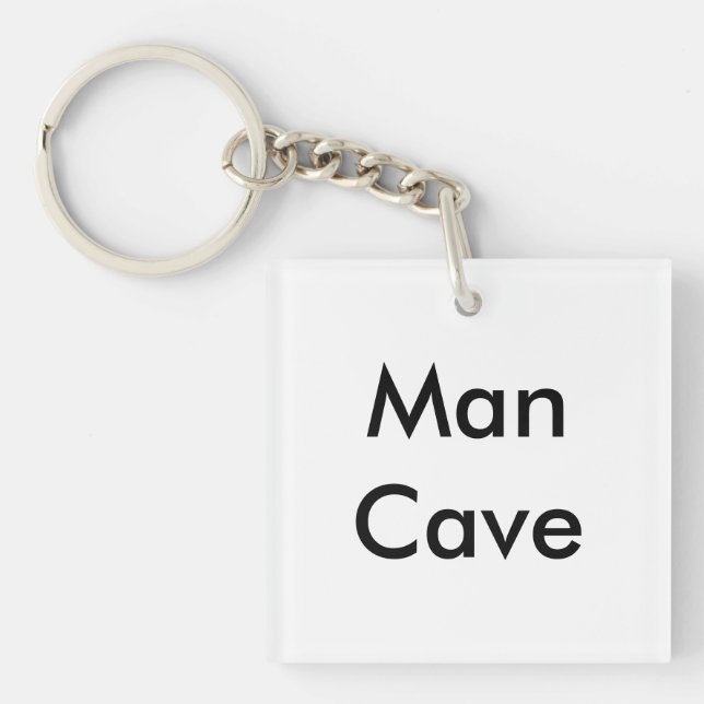 Man Cave Keychain (Front)
