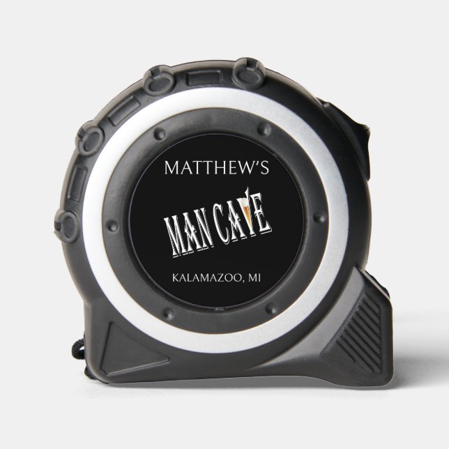Man Cave Personalized Tape Measure 1 (Front)
