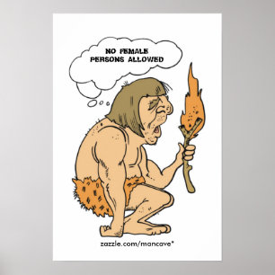Man Cave Poster Modèle