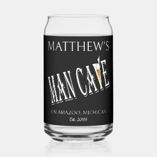 Man Cave Pub Beer Can Glasses Drinkware