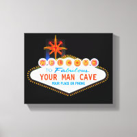 Man Cave Your Garage Famous Sign Custom Name
