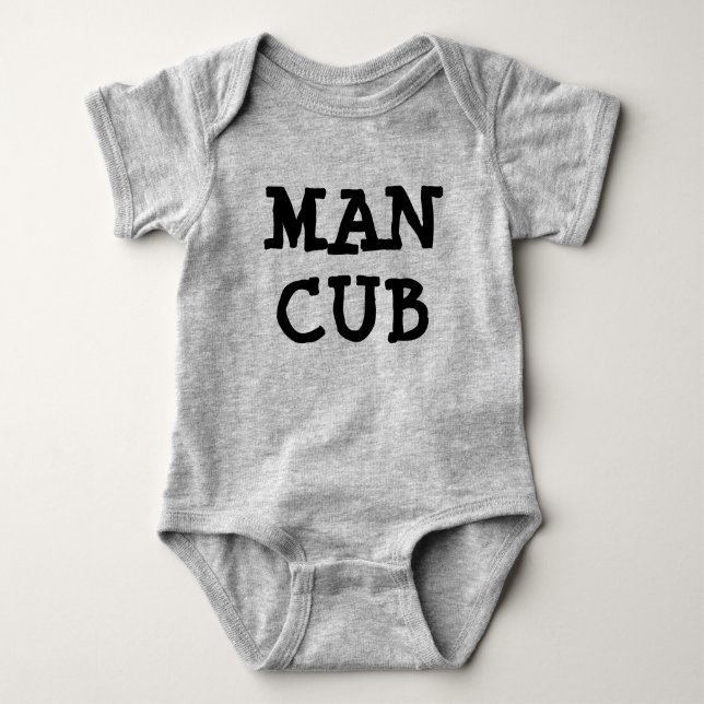 Man Cub baby boy shirt (Front)