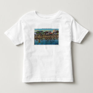 Man Diving and Taking a Dip in the Surf Toddler T-shirt