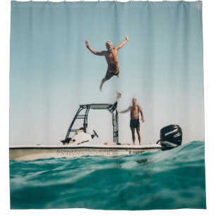Man diving on pool