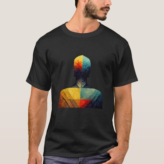 Man Experience Self Realization   T-Shirt (Front)