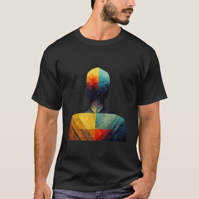Man Experience Self Realization T-Shirt (Front)